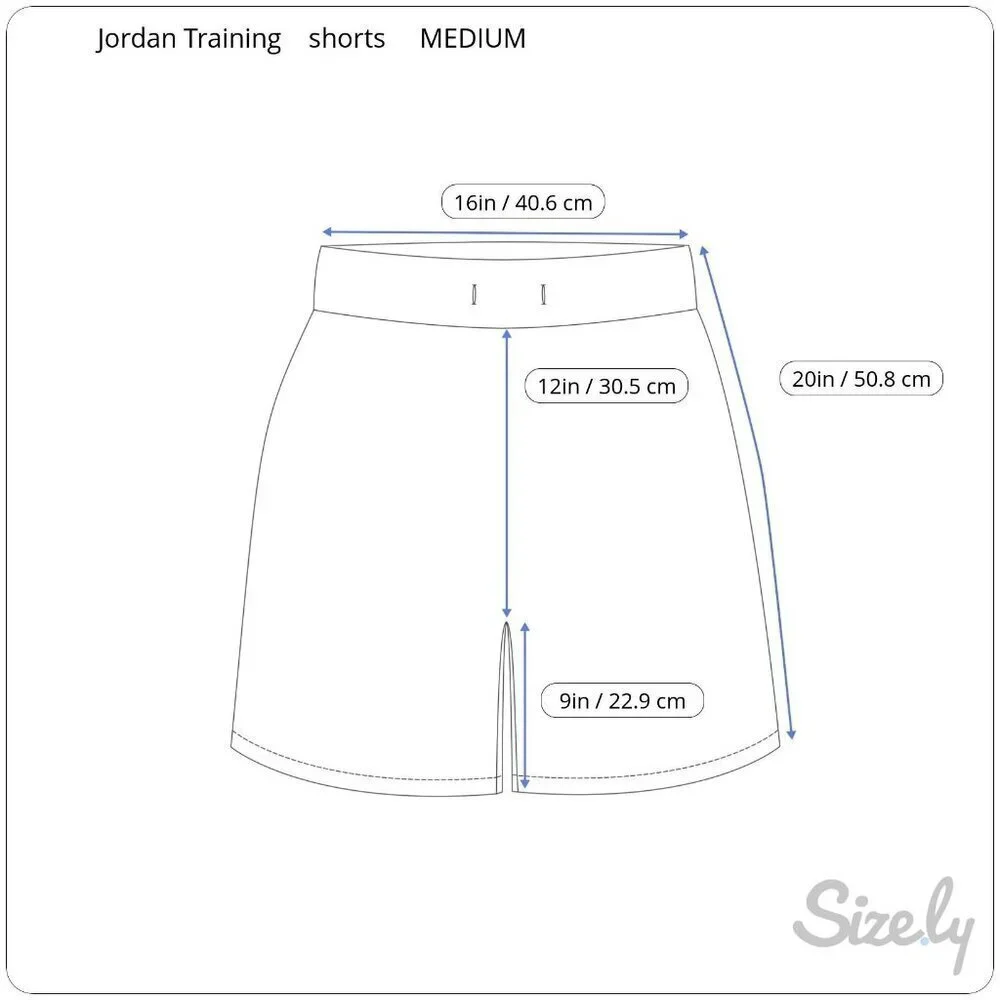 Nike Jordan Training Dominate Retro Basketball Mens Shorts Black Blue Medium